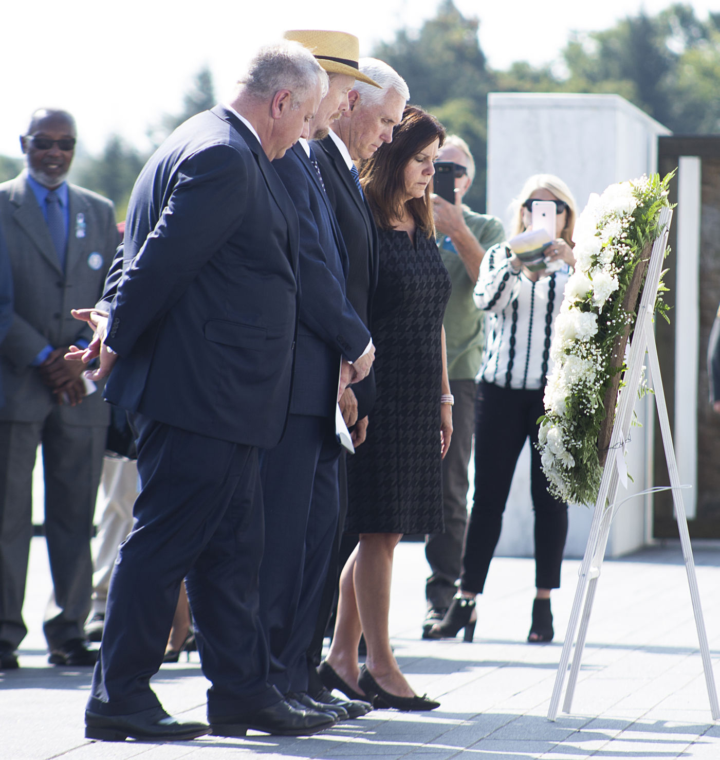 Flight 93 Memorial, Laying of the Wreath